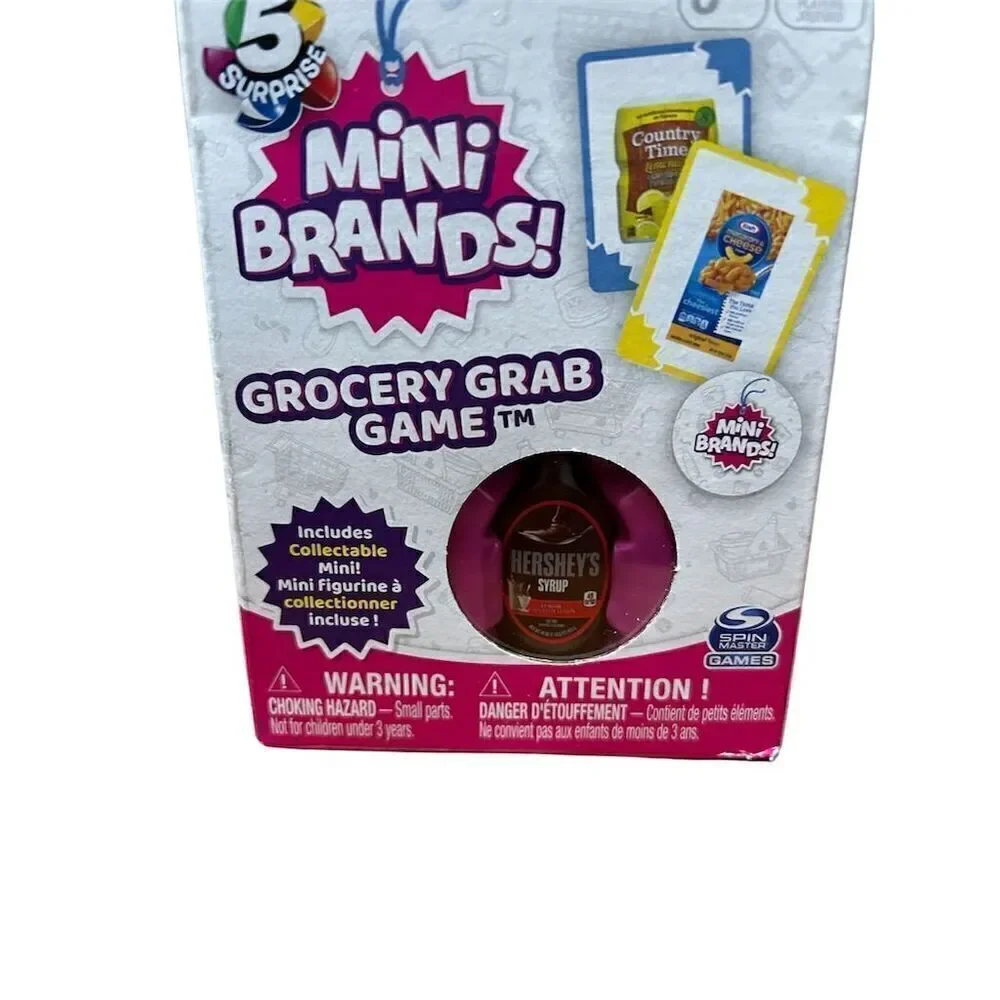Zuru 5 Surprise Mini Brands Grocery Grab Card Game Strategy Fun